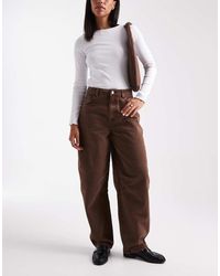 Miss Selfridge - Barrel Leg Jean - Lyst