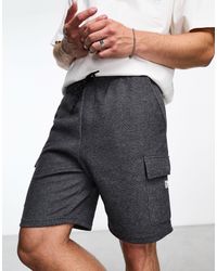 Jack & Jones - Pantalones cortos cargo gris jaspeado - Lyst