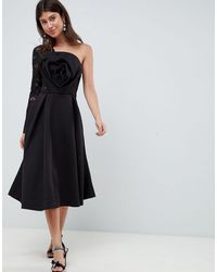 ASOS Halflange Avondjurk - Zwart