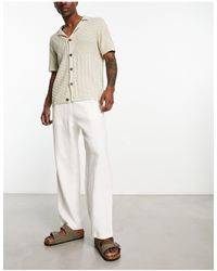 Weekday - Seth Linen Trousers - Lyst