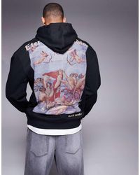Liquor N Poker - Oversized Hoodie Met 'Eternal Paradise'-Print Op De Achterkant - Lyst