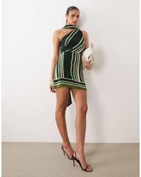 Forever New - Halter Neck Scarf Mini Dress - Lyst