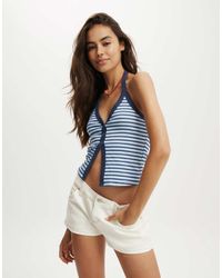 Cotton On - Alexa Button Front Halter - Lyst