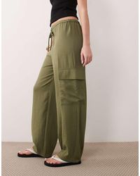 Miss Selfridge - Tailored Fluid Cargo Pants - Lyst