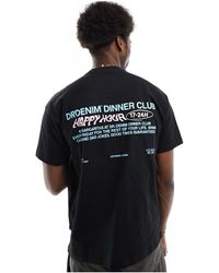 Dr. Denim - Trooper - t-shirt décontracté à imprimé happy hour au dos - Lyst