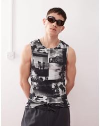 Collusion - All Over Print Tank Top - Lyst