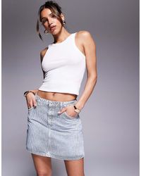 HUGO - Hugo Denim Skirt - Lyst