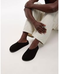 TOPSHOP - – abbie – mules aus wildleder - Lyst