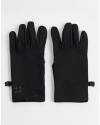 4505 - Thermal Run Gloves With Touch Screen Finger And Reflective Logo Detail - Lyst