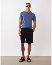 Threadbare - Knit Short Sleeve Polo Shirt - Lyst