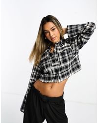 ASOS - Cropped Shacket - Lyst