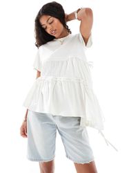 ASOS - Ruched Detail Tee - Lyst