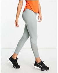 Nike - One - legging 7/8 à taille haute en tissu dri-fit - mica - Lyst