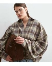 ARRANGE - Curve Premium Structured Balloon Sleeve Shirt - Lyst