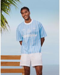 ASOS - Boxy Oversized T-shirt With Sports Graphic - Lyst