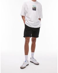 TOPMAN - Short chino coupe skinny - Lyst