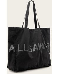 AllSaints - biggy Large Tote Bag - Lyst