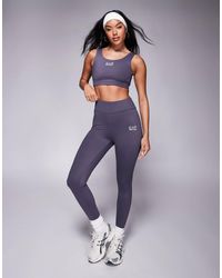 EA7 - Armani - legging d'ensemble à logo - foncé - Lyst