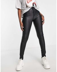 ONLY - Royal Coated Skinny Jeans - Lyst