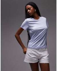 ARKET - T-Shirt Misto Lino Chiaro Vestibilità Classica - Lyst