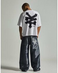 Bershka - Short Sleeve Boxy Zoo York Print T-shirt - Lyst