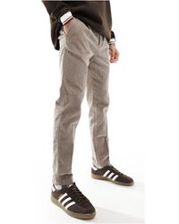 New Look - Pantalon en velours côtelé - marron clair - Lyst
