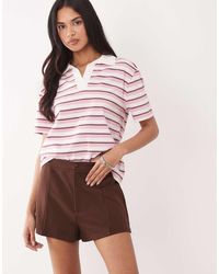 The Frolic - Exclusive Cotton Collared Polo Top - Lyst