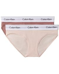 Calvin Klein - Icon Cotton Modal Bikini Briefs 2pk - Lyst