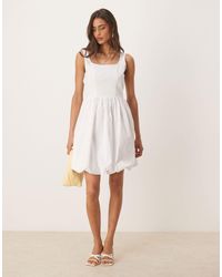 Jdy - Bubble Hem Mini Dress - Lyst