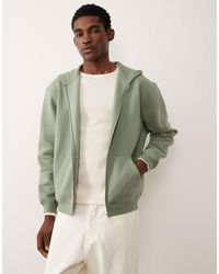 ASOS - Essentials Relaxed Zip Through Hoodie - Lyst