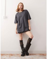 Noisy May - – oversize-t-shirt-kleid - Lyst