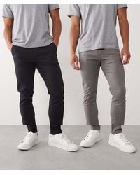 ASOS - 2 Pack Skinny Chinos - Lyst