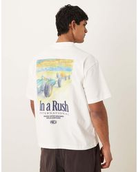 Prohibited - Grand Prix Back Print Graphic T-shirt - Lyst