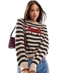 ASOS - Knitted Oversized Jumper With Crab - Lyst