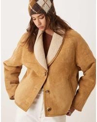 Urbancode - Faux Shearling Cropped Jacket - Lyst