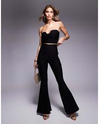 Vesper - High Waisted Flared Trousers - Lyst