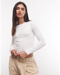Collusion - Long Sleeve Fitted Rib T-shirt - Lyst