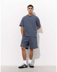 Pull&Bear - Short Sleeve Logo Sweatshirt - Lyst