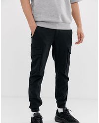 Jack & Jones Intelligence - Cargobroek Met Boorden - Zwart