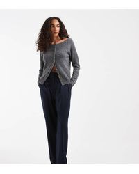 ASOS - Tall Tailored Double Pleat Tapered Trousers - Lyst
