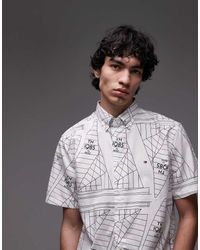 Tommy Hilfiger - Camisa Náutico De Popelina Flex De -Blanco - Lyst