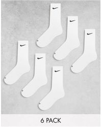 Nike - – everyday plus cushioned – 6er-pack crew-socken - Lyst
