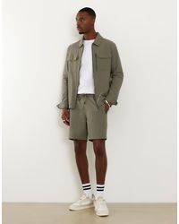 River Island - Skinny Fit Stretch Shorts - Lyst