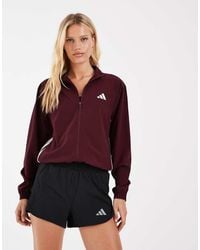 adidas Originals - Train Essentials 3-stripes Woven Warm-up Jacket - Lyst