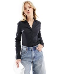 Vero Moda - – langärmliger hemd-body - Lyst