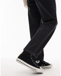 Converse - Chuck taylor all star - baskets avec détail façon poulain à imprimé léopard - Lyst