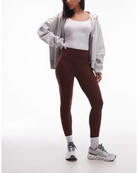 ARKET - Asos design - legging stretch ultra doux avec taille large - marron - Lyst