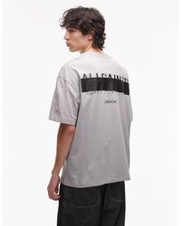 AllSaints - Redact - t-shirt - half-pipe - Lyst