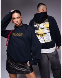 ASOS - Unisex Relaxed Boxy Hoodie With Pokemon Prints - Lyst