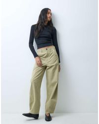 ASOS - Rib Crew Neck Long Sleeve Top - Lyst